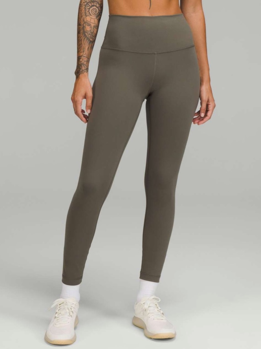Lululemon Wunder Train High-Rise Tight Legging 25" Carob Brown Gray Size 0
